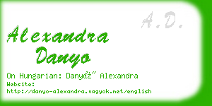 alexandra danyo business card